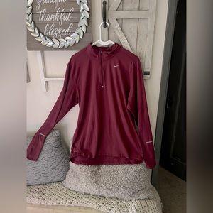 Nike thin quarter zip size L